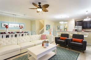 Villa (1 Bedroom) | Living room | TV, foosball - Villa in Champions Gate Resort 1136 (Davenport)