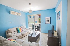 Villa (2 Bedrooms) | Living room | TV - Pernera Apartment 1207 (Paralimni)