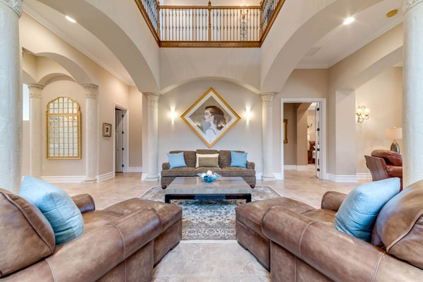 Villa (1 Bedroom) | Living area | Flat-screen TV - Villa in Reunion Resort & Spa 1336 (Kissimmee)