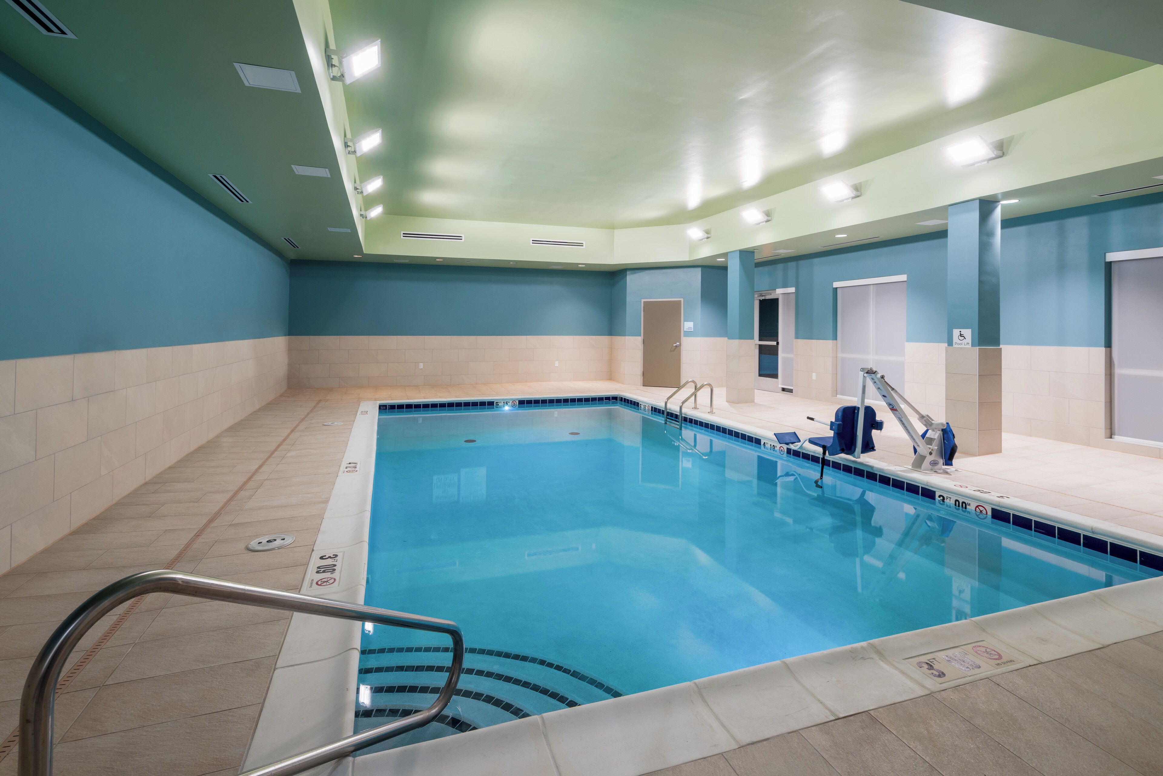 Una piscina techada