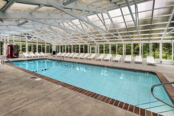 Indoor pool, outdoor pool