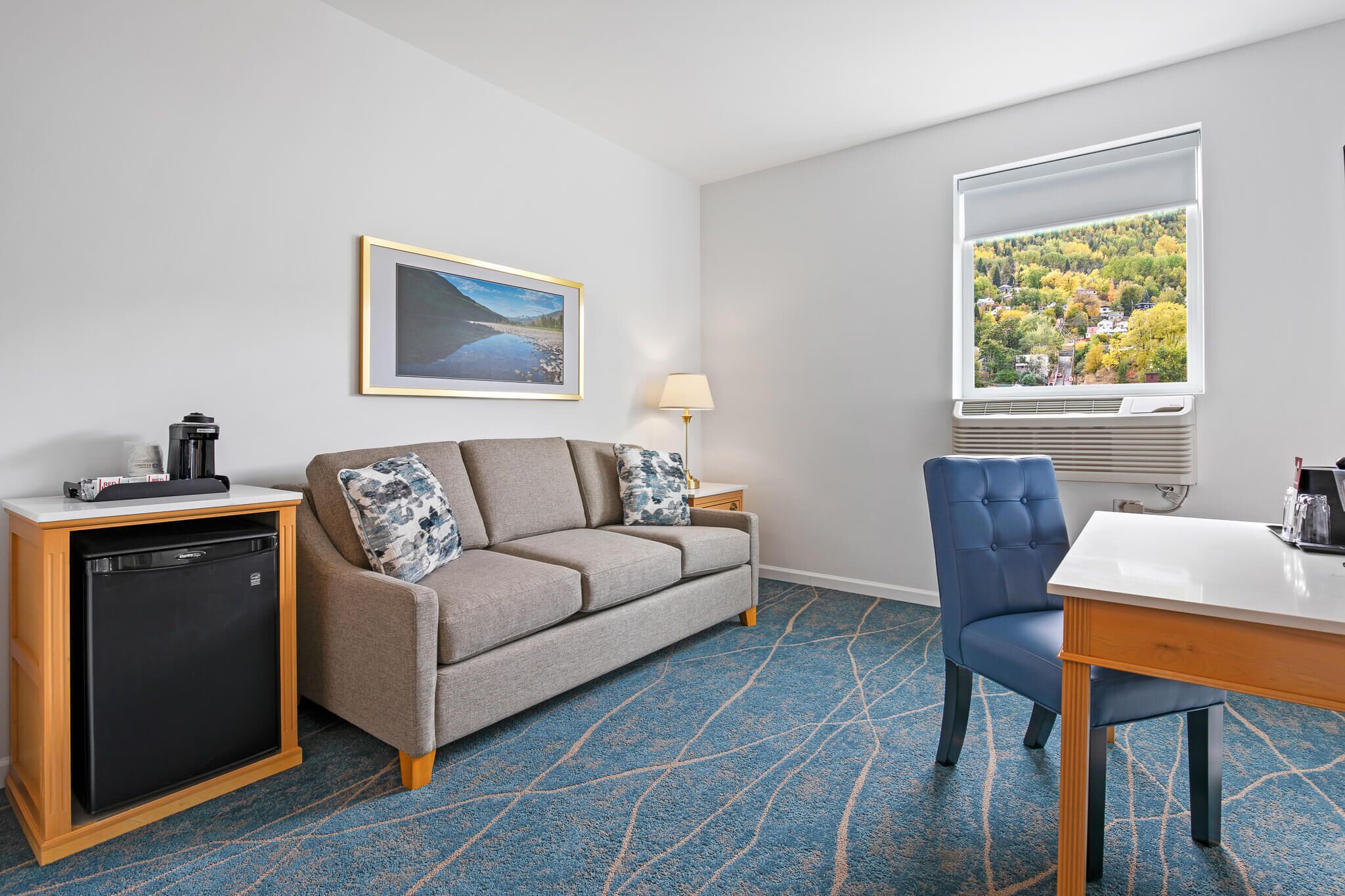 suite, 1 king bed, non smoking, kitchen (living room;queen sofabed) | in-room safe, laptop workspace, iron/ironing board, free wifi