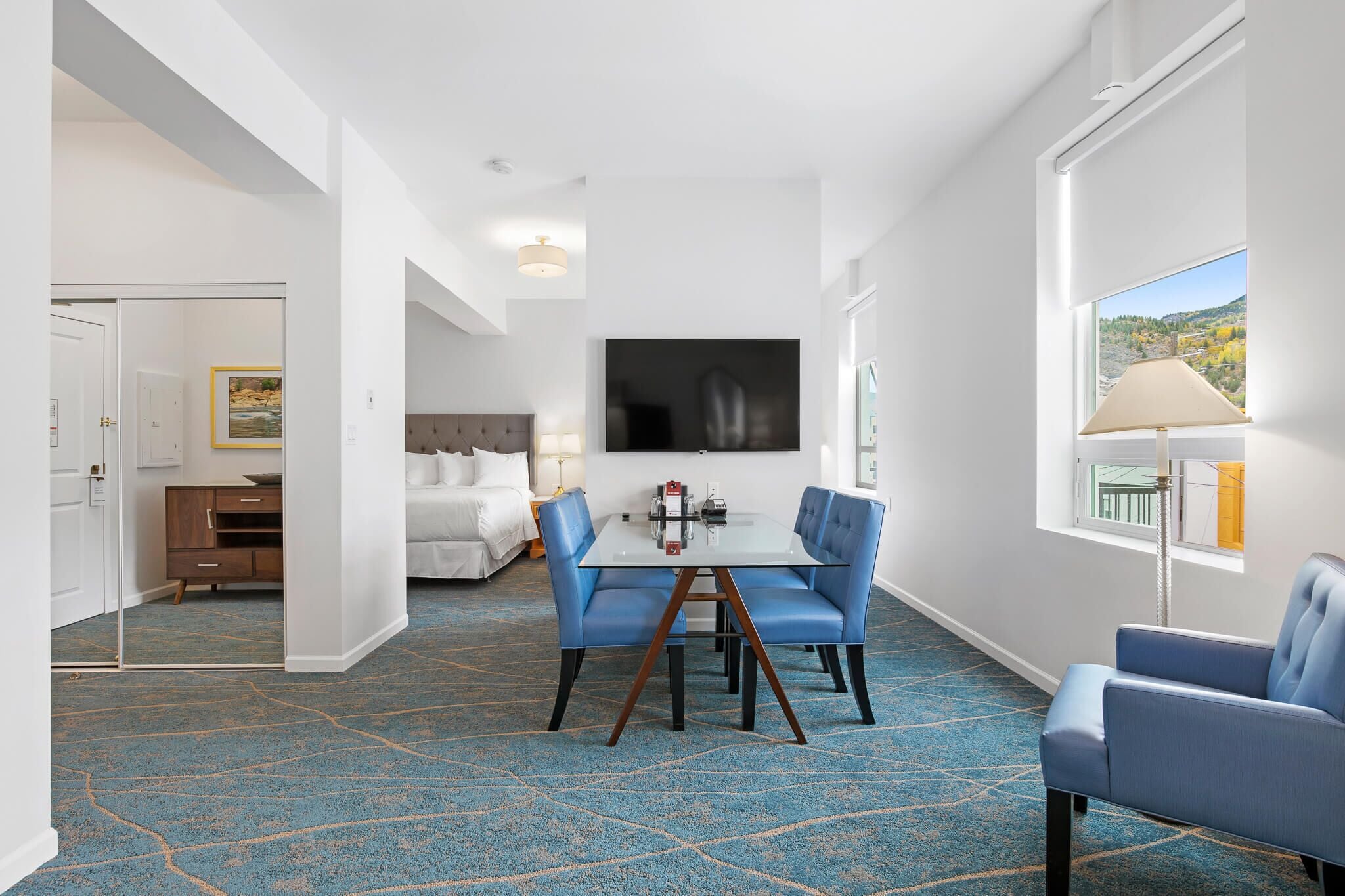 suite, multiple beds, non smoking, kitchen | living area | flat-screen tv