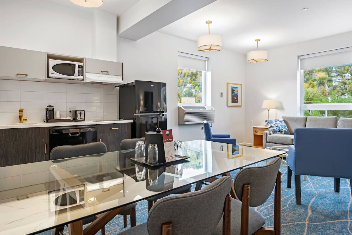 Suite, Multiple Beds, Non Smoking, Kitchen (Queen sofabed, Full Kitchen) | Private kitchen | Fridge, microwave, coffee/tea maker