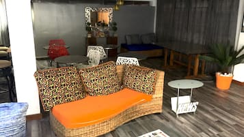 Sala de estar en el lobby