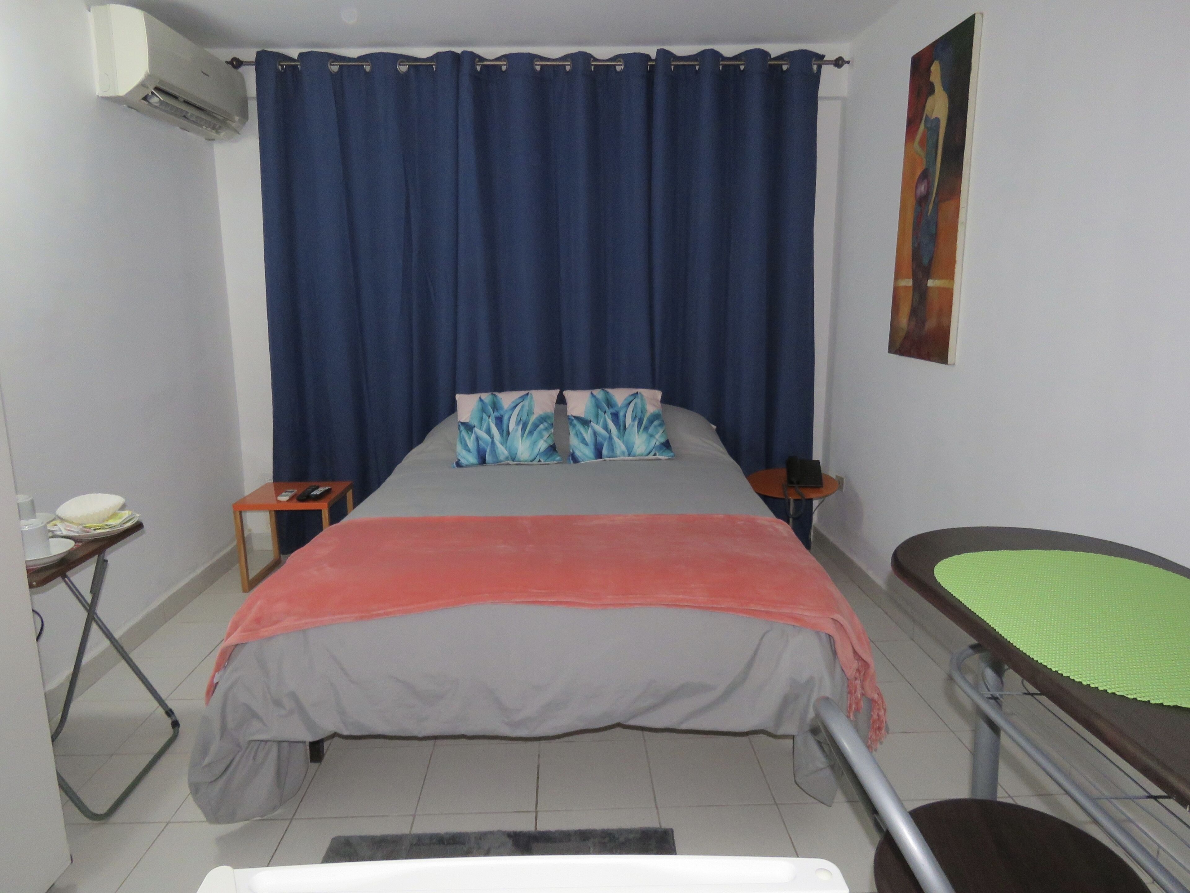 economy room | individually furnished, desk, blackout curtains, soundproofing