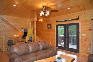 TV, fireplace, video games