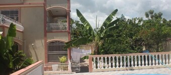 Furnished Flat with a private Swimming pool