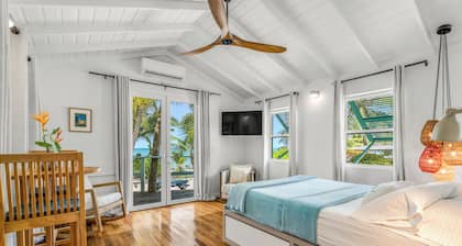 OHANA WATA cabana, BEACHFRONT luxury, privacy, view & space IN the village !