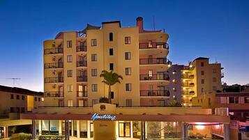 Front of property - evening/night