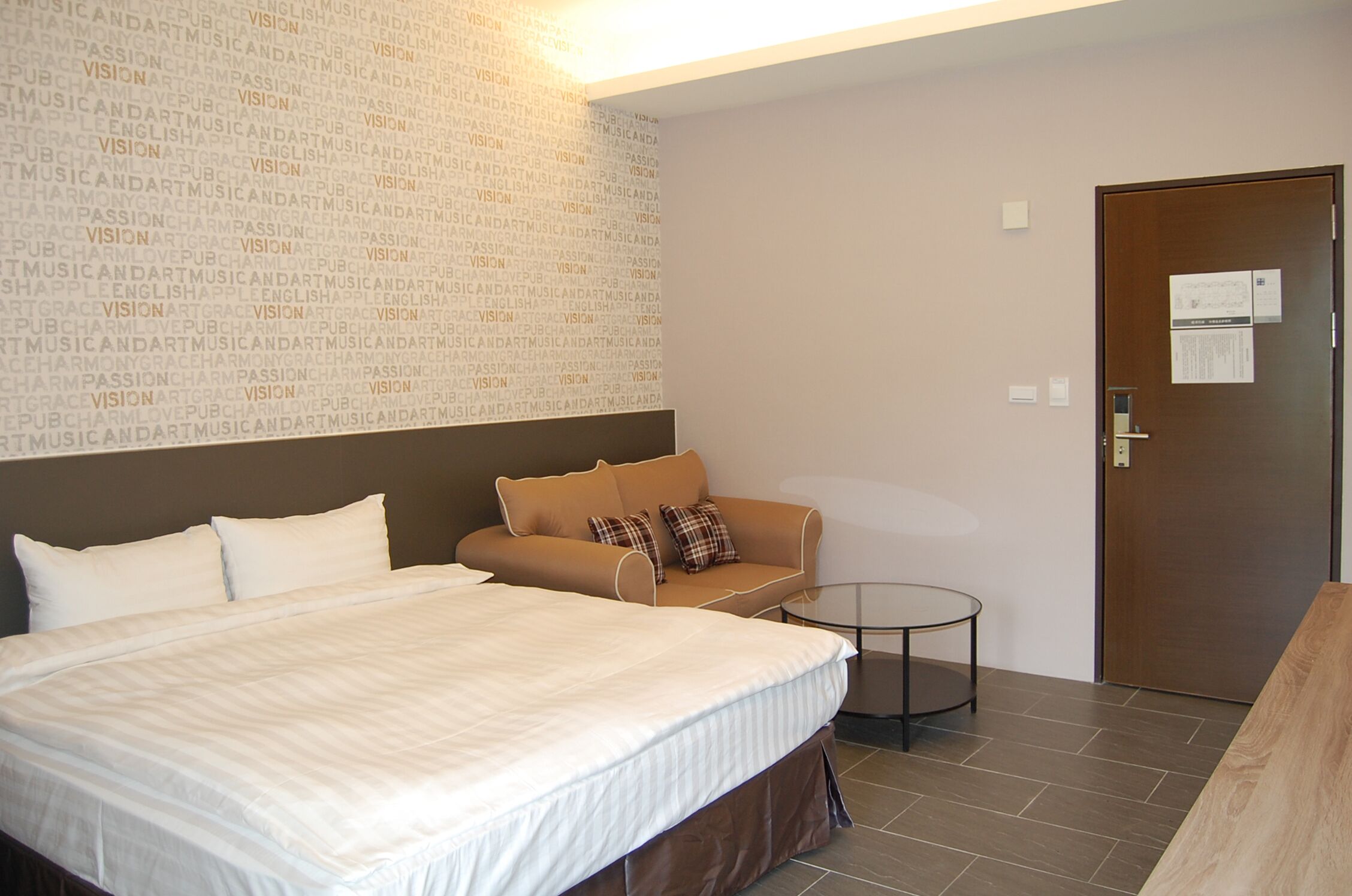 elite double room | desk, blackout curtains, soundproofing, free wifi