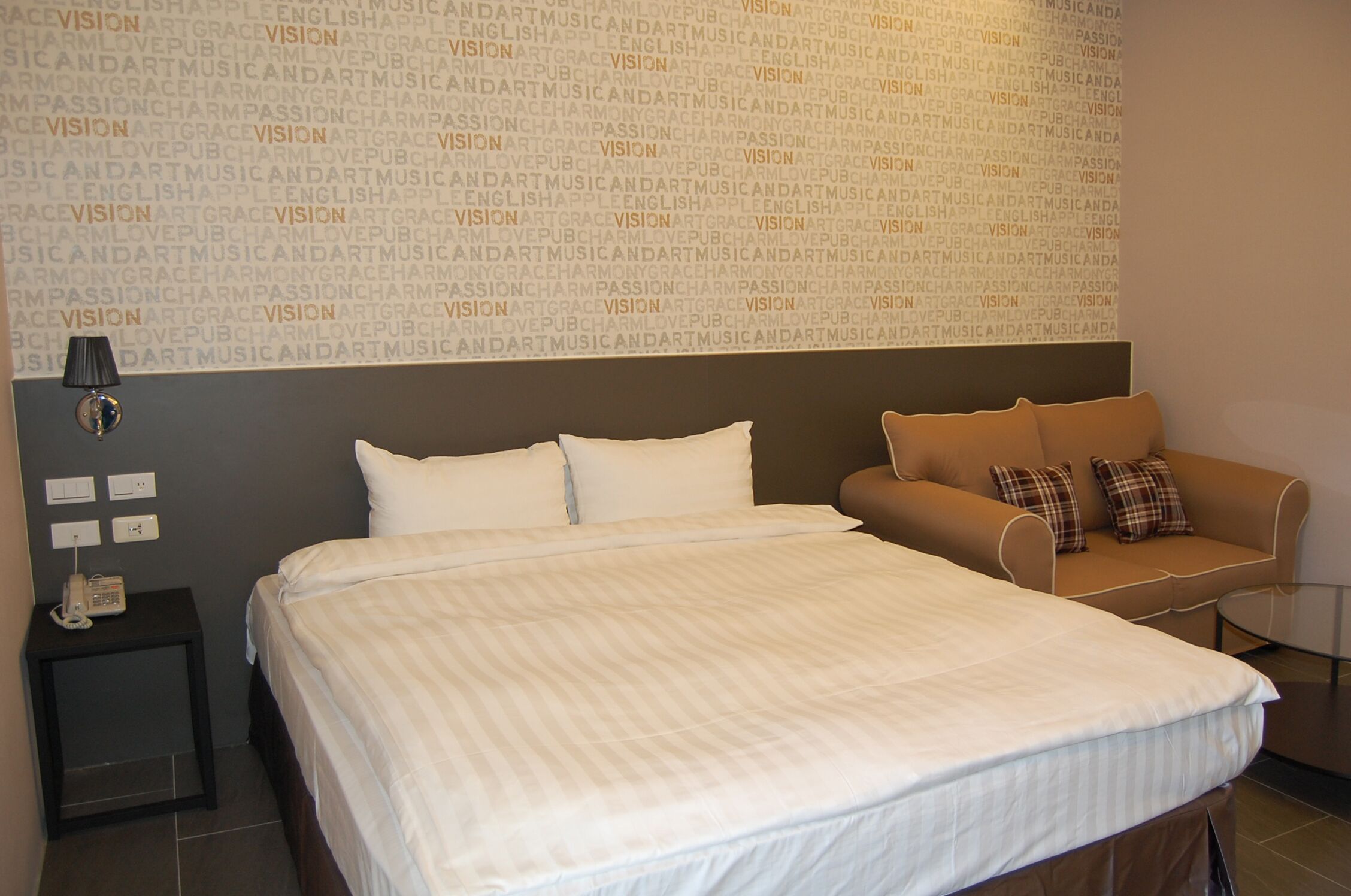 elite double room | desk, blackout curtains, soundproofing, free wifi