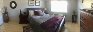 1 bedroom, in-room safe, iron/ironing board, travel cot
