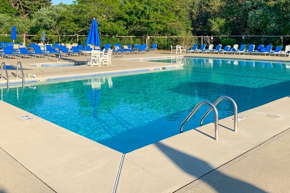 Indoor pool, a heated pool