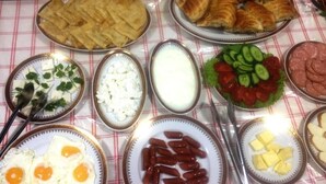 Breakfast meal - Hotel Fernando (Bukhara)