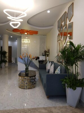 Sala de estar en el lobby