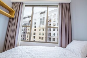 2 makuuhuonetta, silitysrauta/-lauta, Wi-Fi, vuodevaatteet