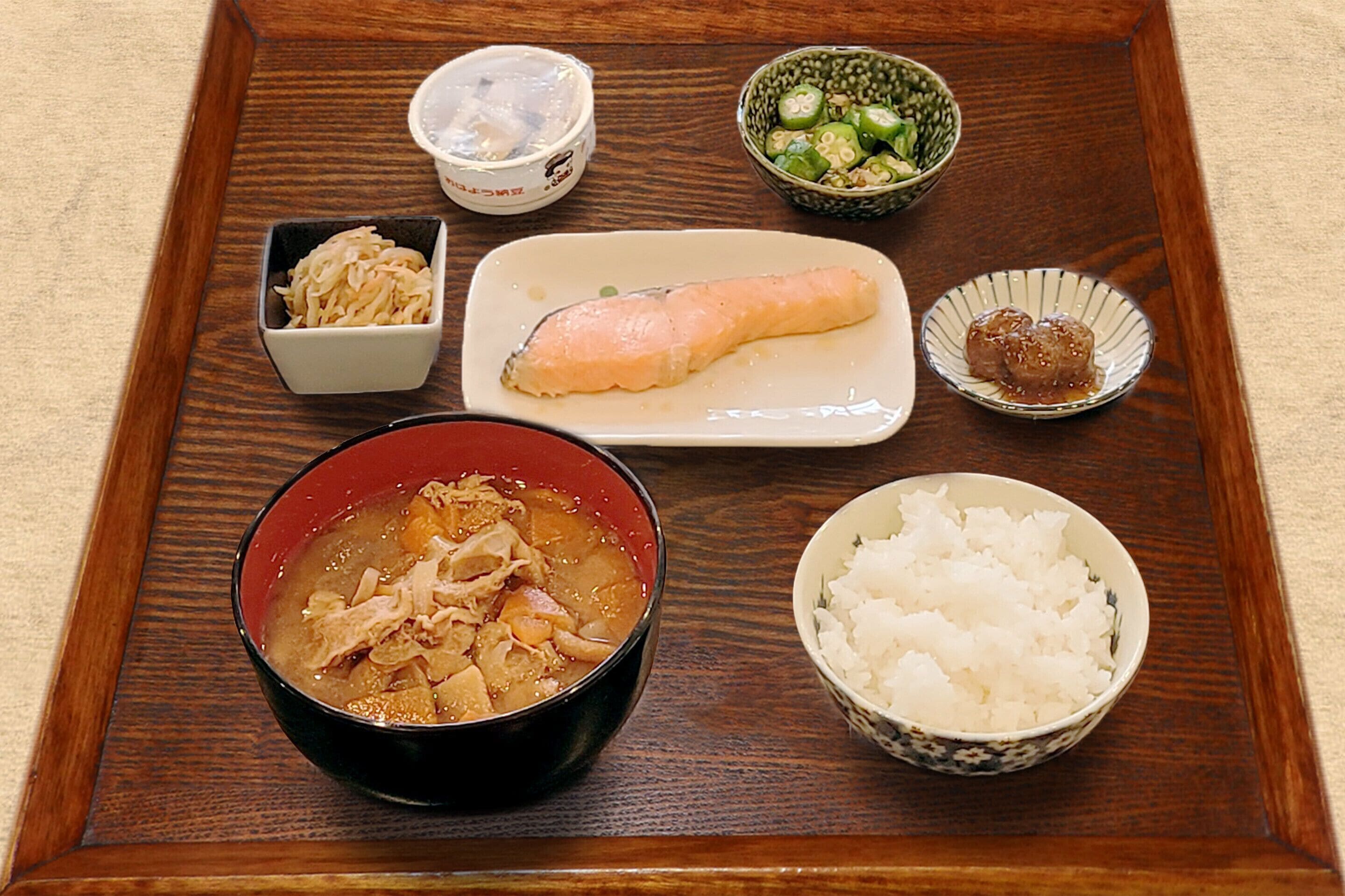 daily japanese breakfast (jpy 700 per person)