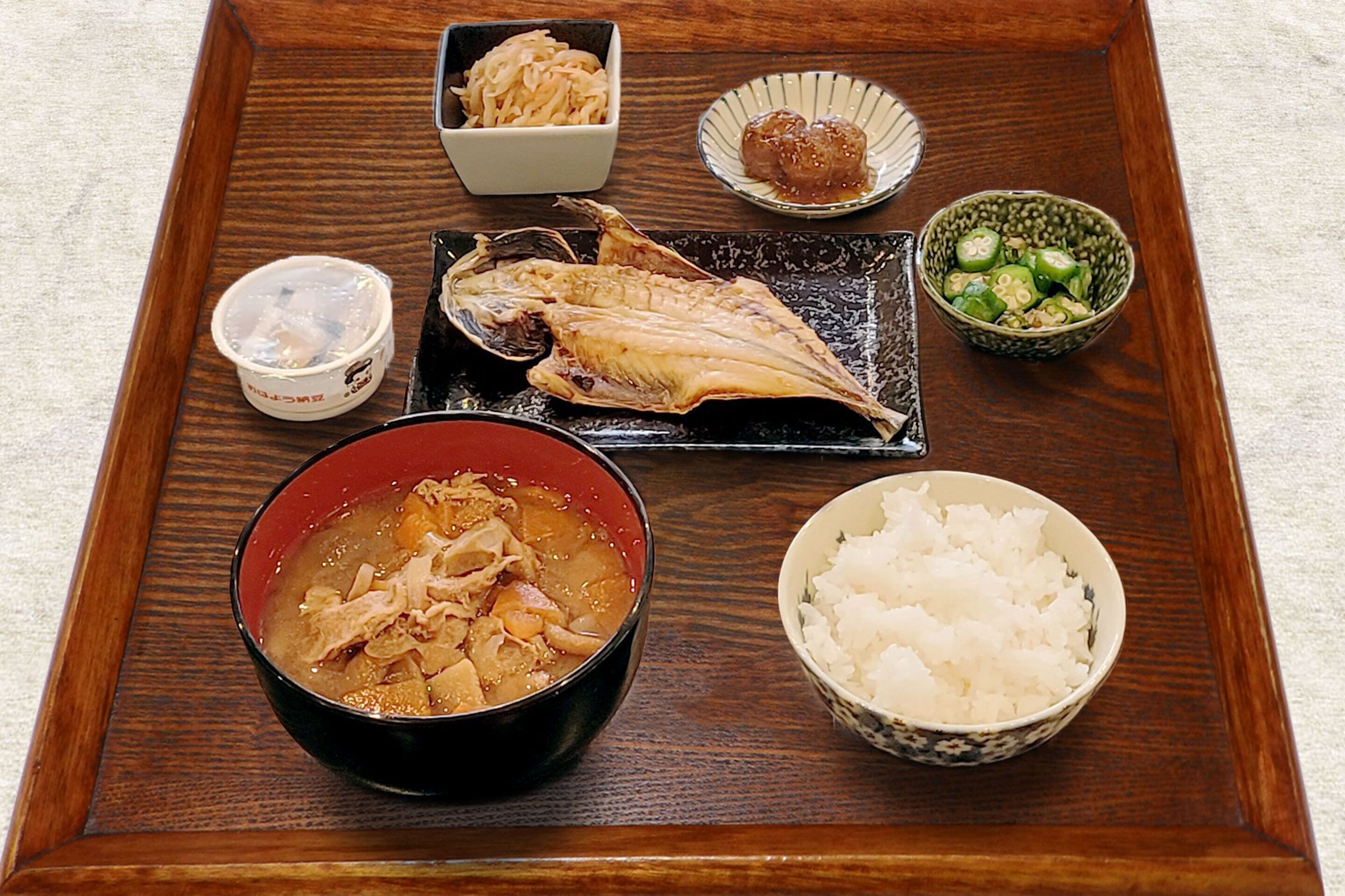 daily japanese breakfast (jpy 700 per person)