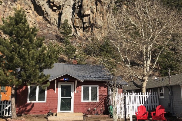 Park right in front of your cabin; sit outside and enjoy a view of the mountains