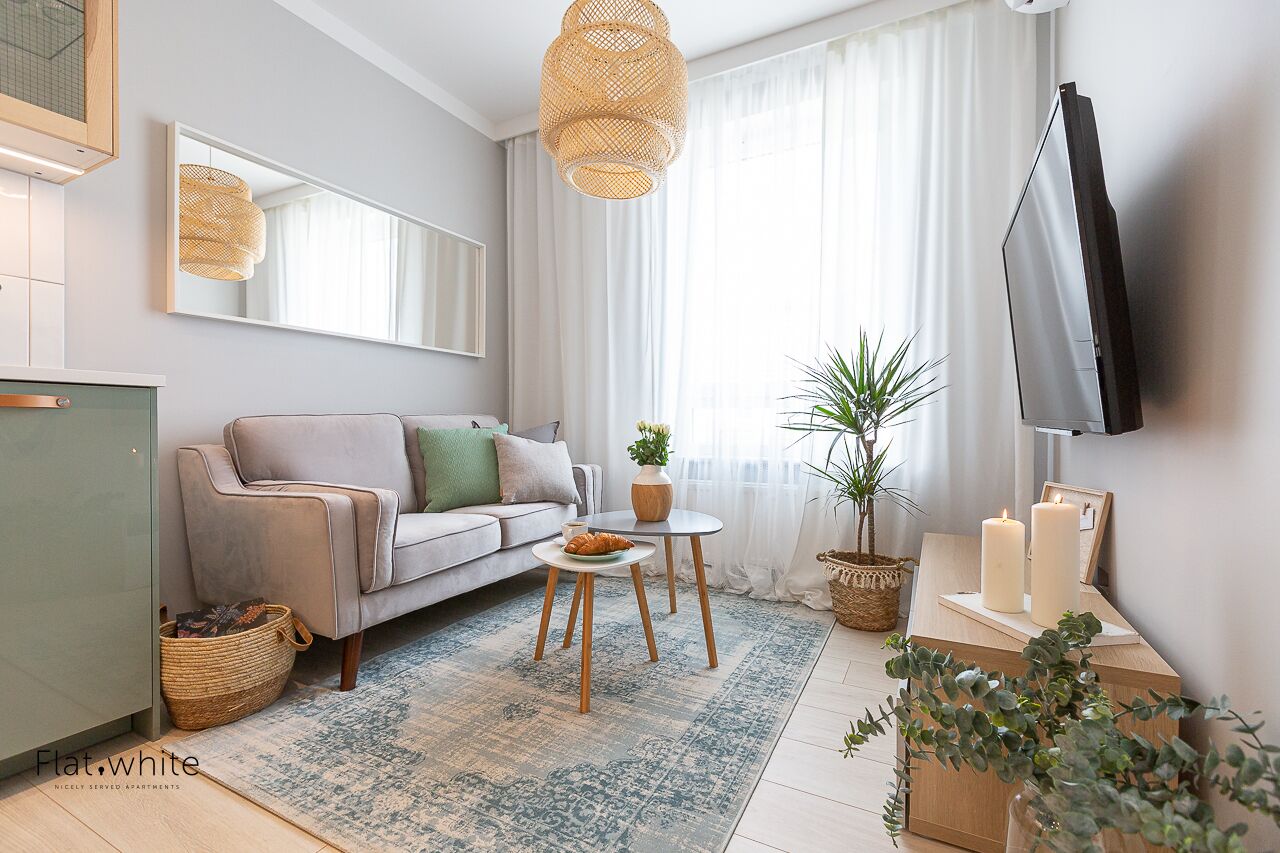 Deluxe Apartment (Obywatelska 47B-14/1) | 办公桌、熨斗/熨衣板、免费 WiFi、床单