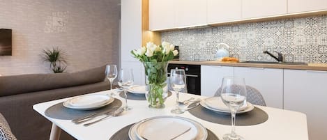 Appartement (Zamkowa 4) | Restauration dans la chambre