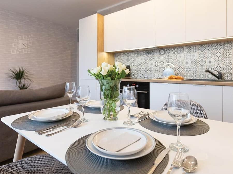 Apartamento (Zamkowa 4) | Opções para refeição no quarto