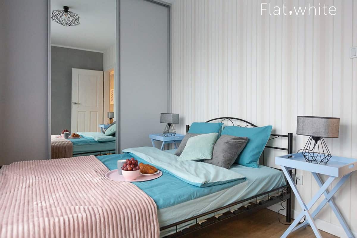 Apartment (Zamkowa 6) | 1 Schlafzimmer, Bügeleisen/Bügelbrett, kostenloses WLAN, Bettwäsche