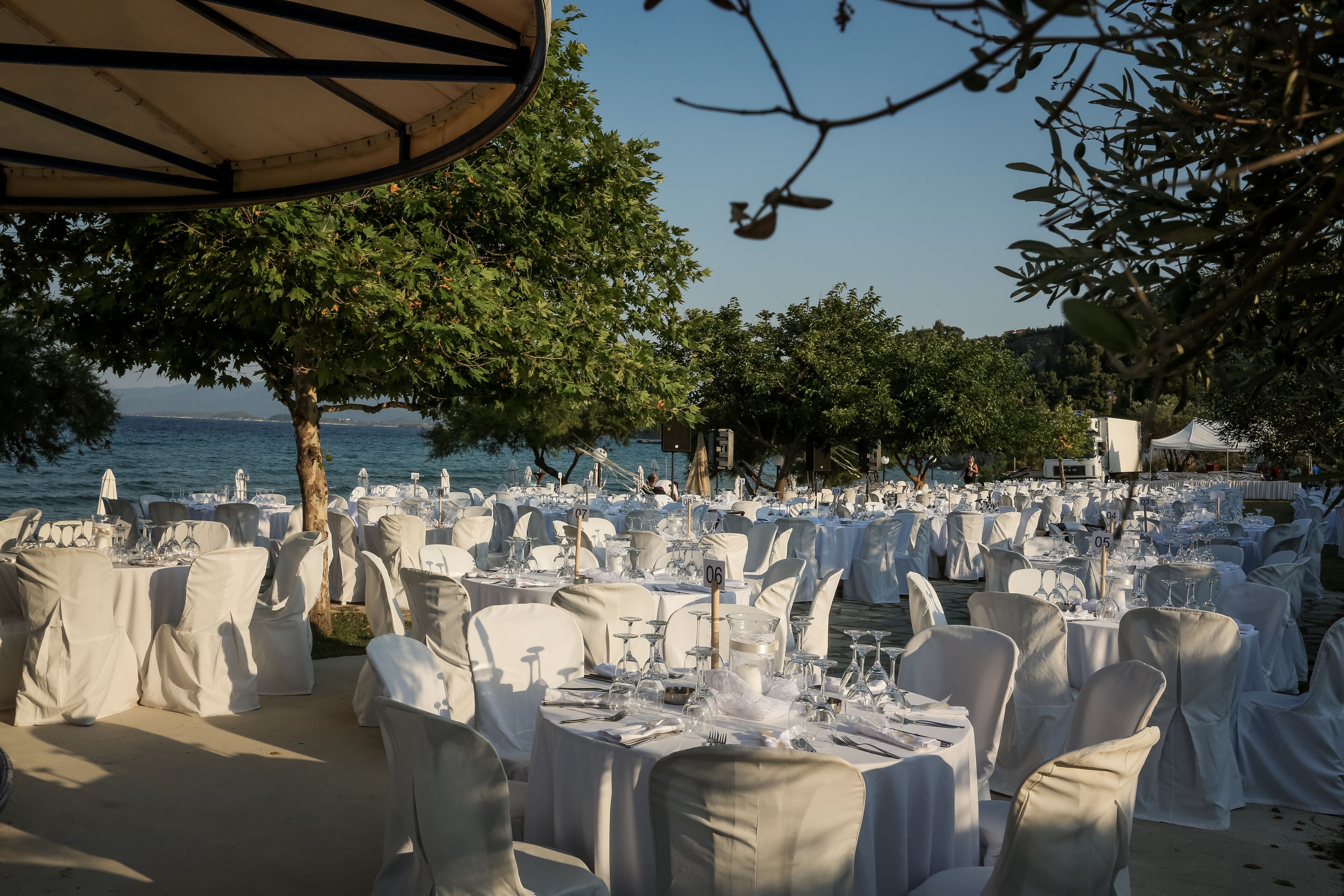 Área para banquetes al aire libre