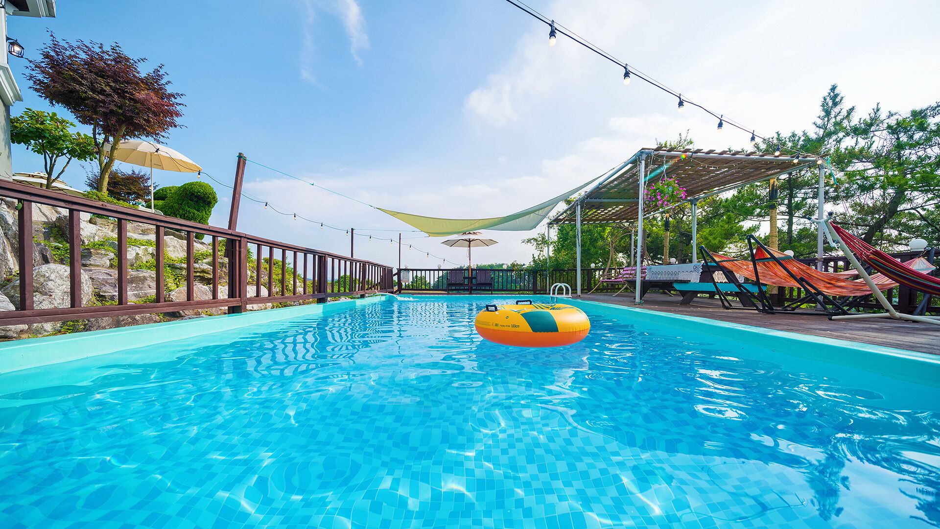 Seasonal outdoor pool