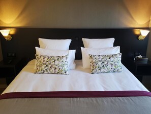 Camera doppia | Biancheria da letto di alta qualità, una cassaforte in camera