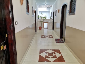 Interior entrance
