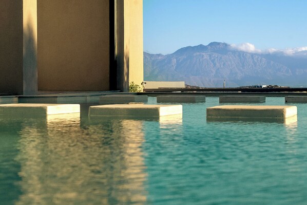 Seasonal outdoor pool, pool loungers - Zeus Eleva Miraya (Agios Nikolaos)