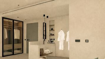 Emerald Suite Sea View Private Pool | Safe på rommet, skrivebord, lydisolert og strykejern/-brett