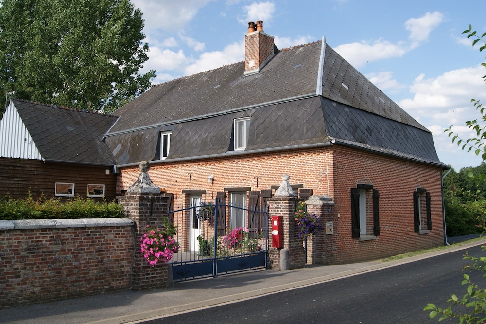 cottage in the countryside with a private pond