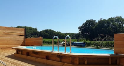 Das kleine Haus in den Reben mit Pool