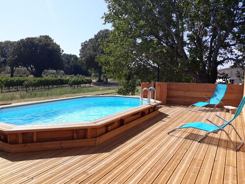 La Petite Maison Dans les Vignes avec Piscine