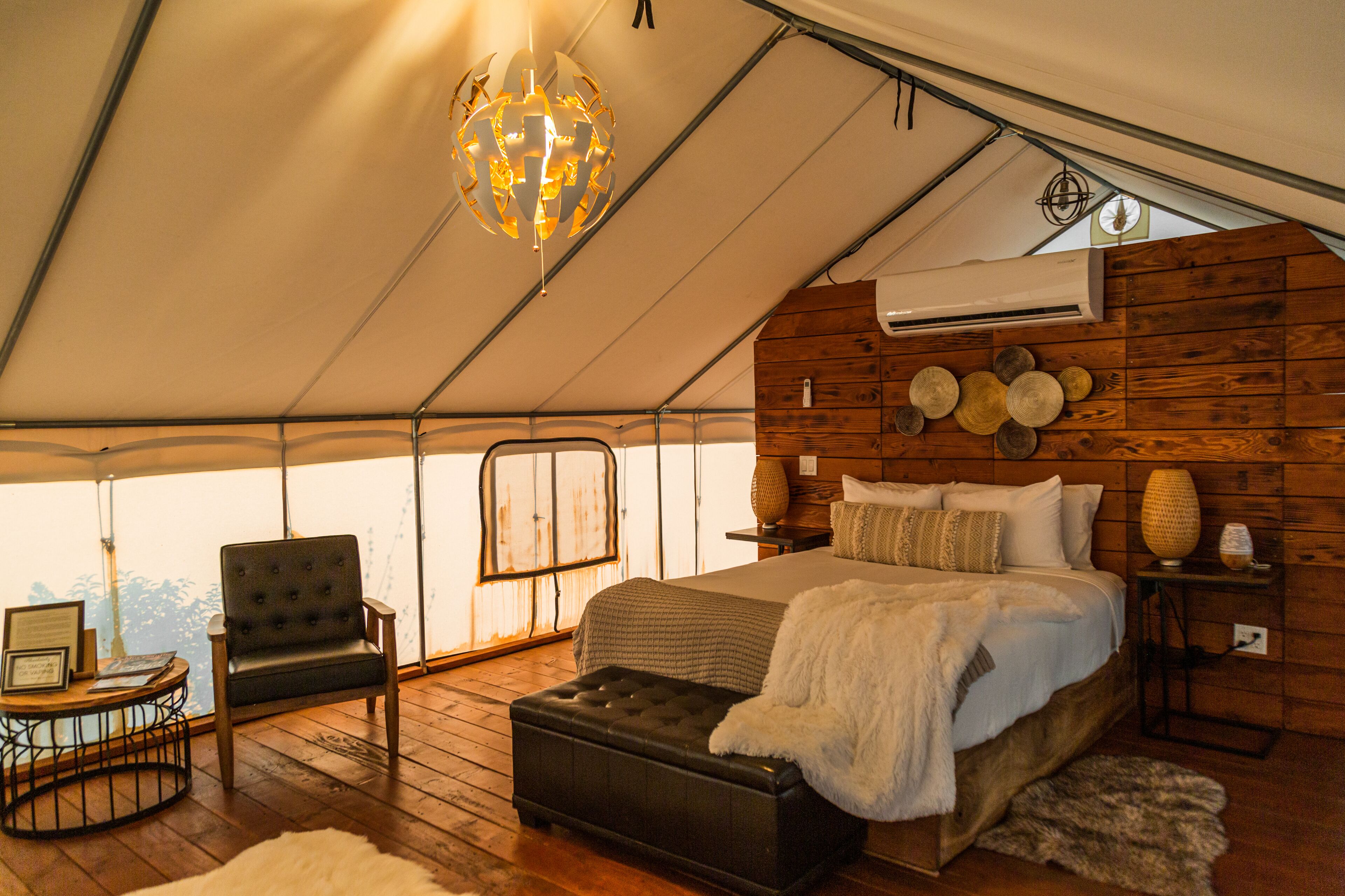 Honeymoon Tent, 1 King Bed, Pool View | Premium bedding, minibar, individually decorated, individually furnished