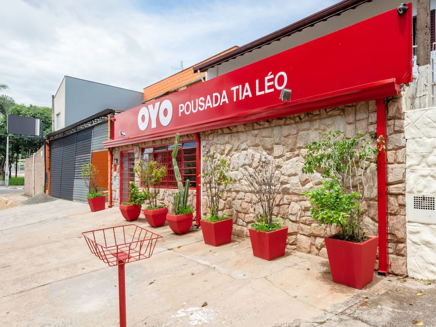 Majoituspaikan julkisivu