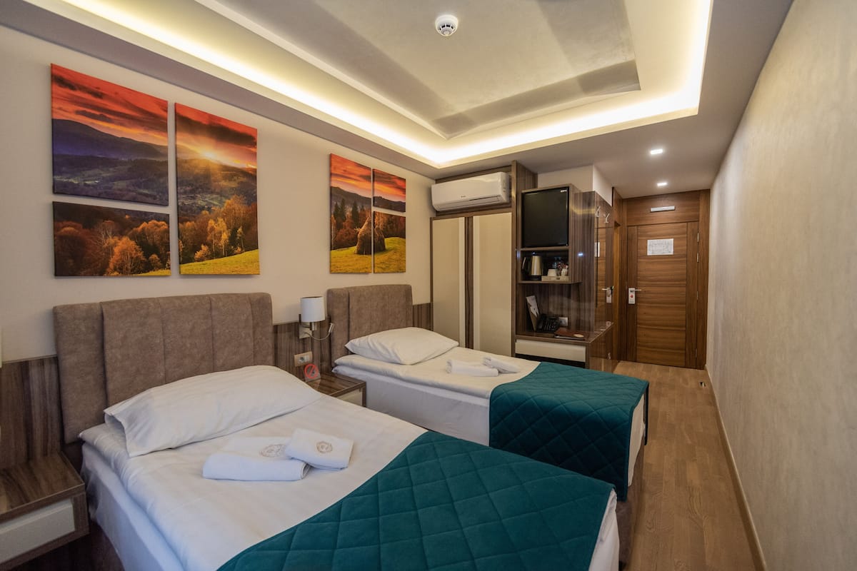 Chambre Ăconomique avec lits jumeaux