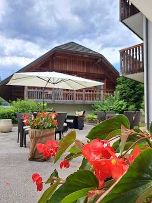 Façade de l’hébergement