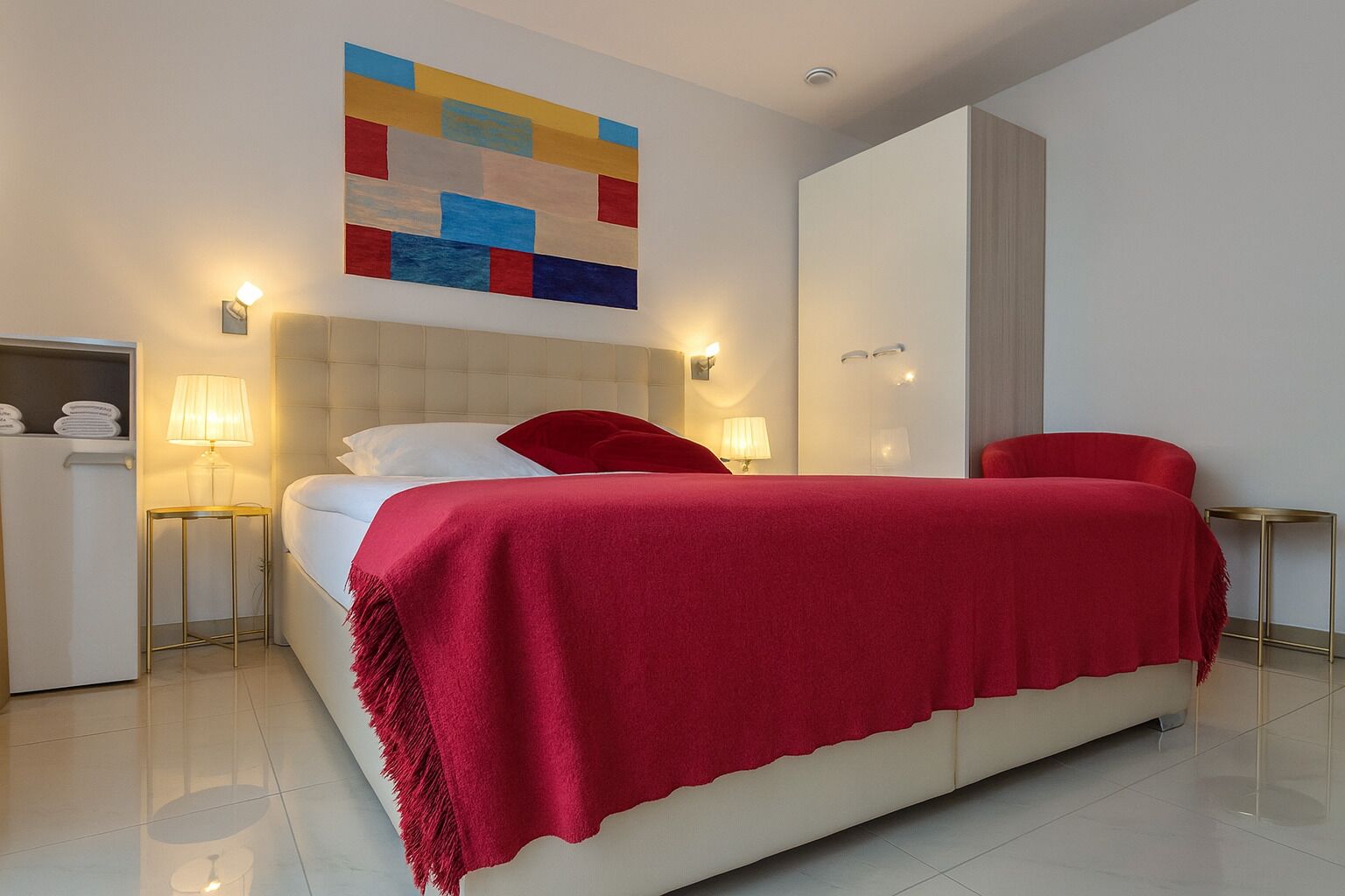 Minibar, in-room safe, blackout drapes, soundproofing