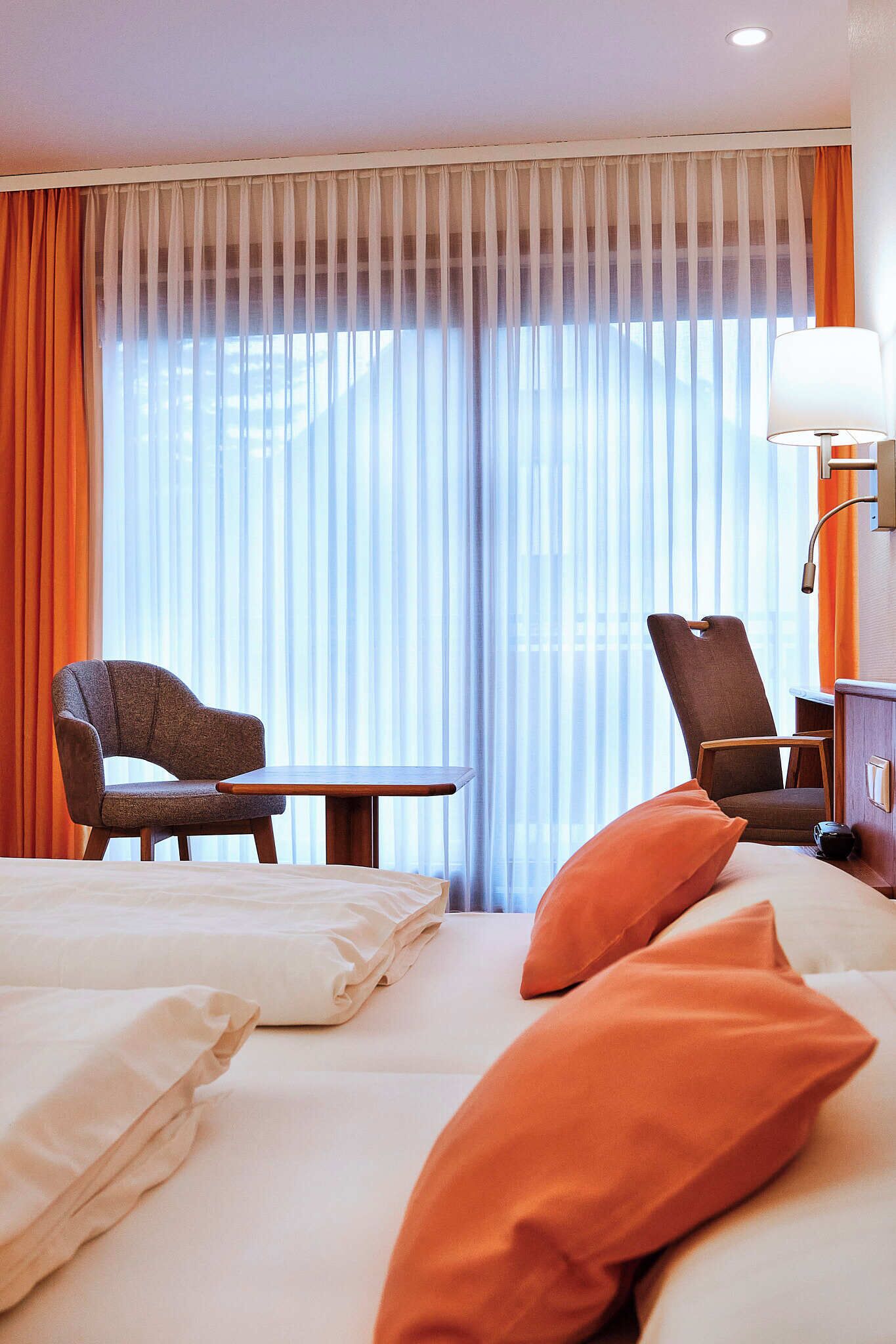 Comfort Double Room, Non Smoking | Desk, laptop workspace, blackout drapes, iron/ironing board