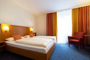 Superior Double Room, Non Smoking, Private Bathroom | Desk, laptop workspace, blackout drapes, iron/ironing board