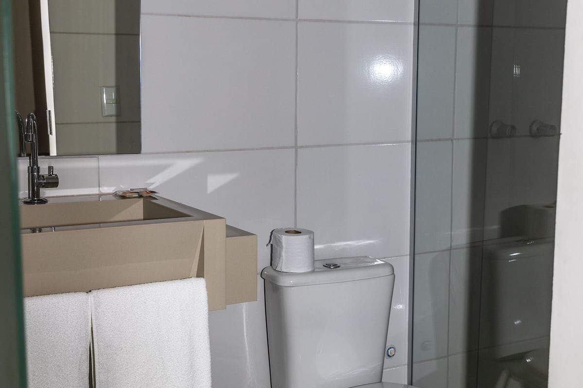 Comfort trippelrum | Badrum | Dusch och handdukar