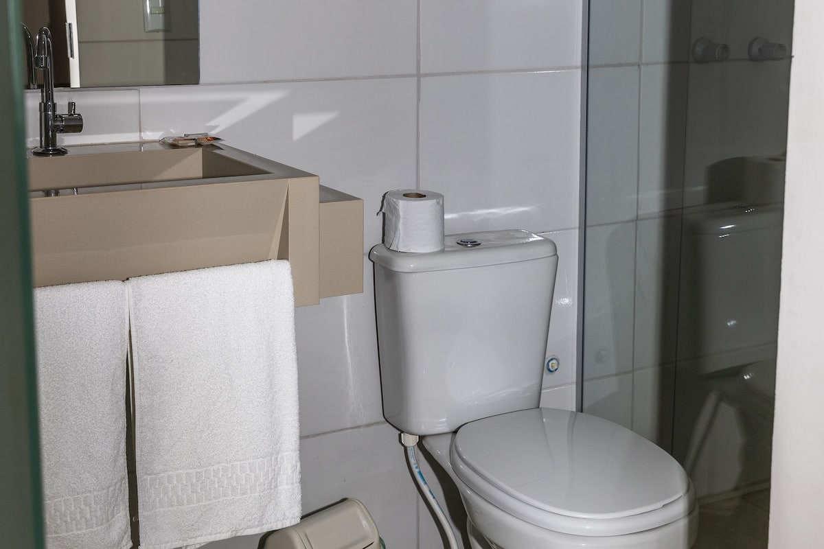 Comfort trippelrum | Badrum | Dusch och handdukar