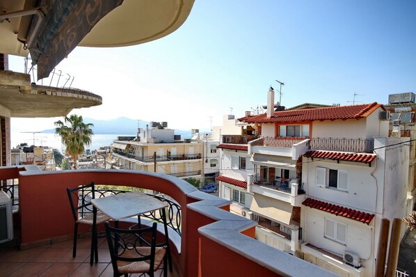 Estúdio, vista para o mar | Vista da sacada