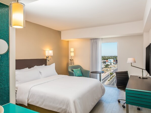 Superior-Zimmer, 1 King-Bett | Zimmersafe, Bügeleisen/Bügelbrett, kostenloses WLAN, Bettwäsche