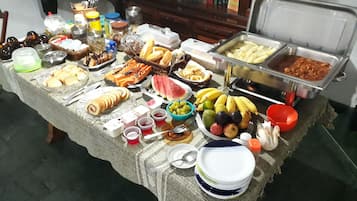 Frokostbuffé er inkludert hver dag