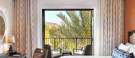 Room, 1 King Bed, Balcony | In-room safe, desk, laptop workspace, blackout curtains